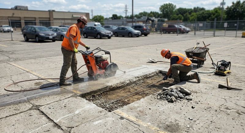 Concrete Slab Repair in West Des Moines, IA