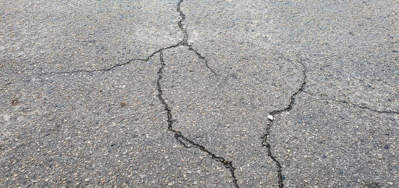 Driveway Crack Repair detail